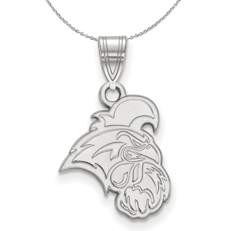 Sterling Silver Coastal Carolina U Medium Necklace - 16 Inch